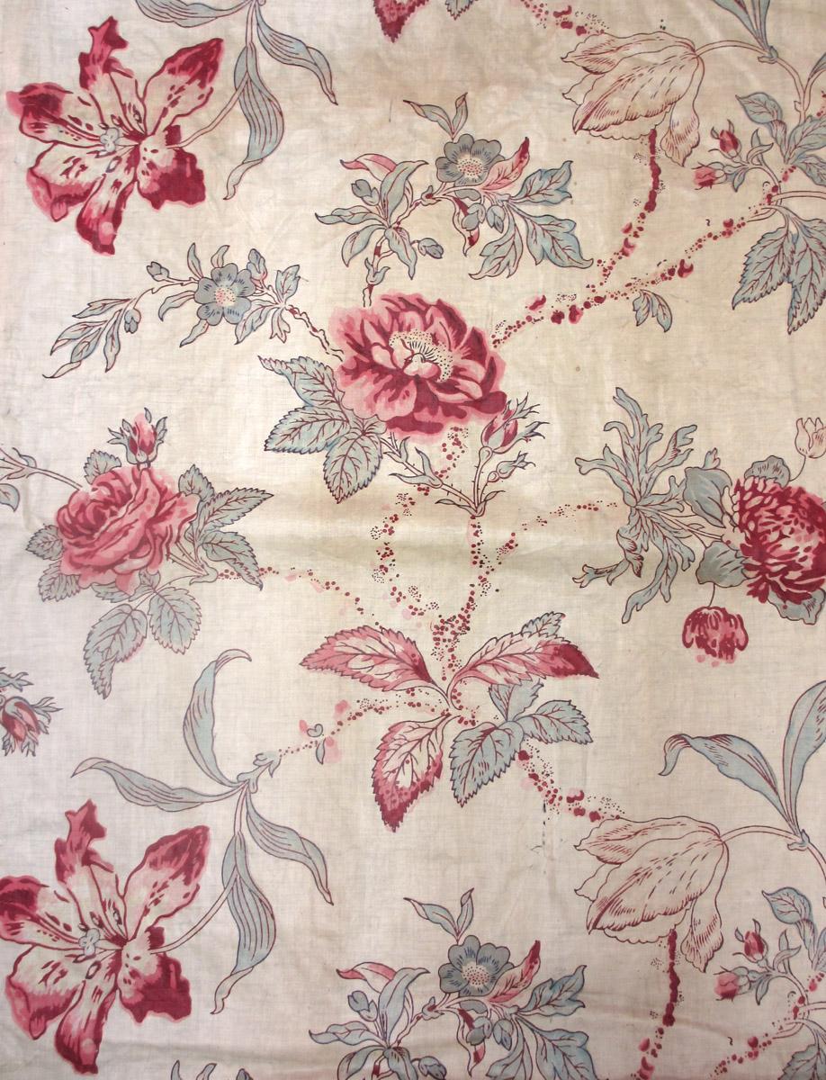 T2246 Textile, printed, partial design repeat