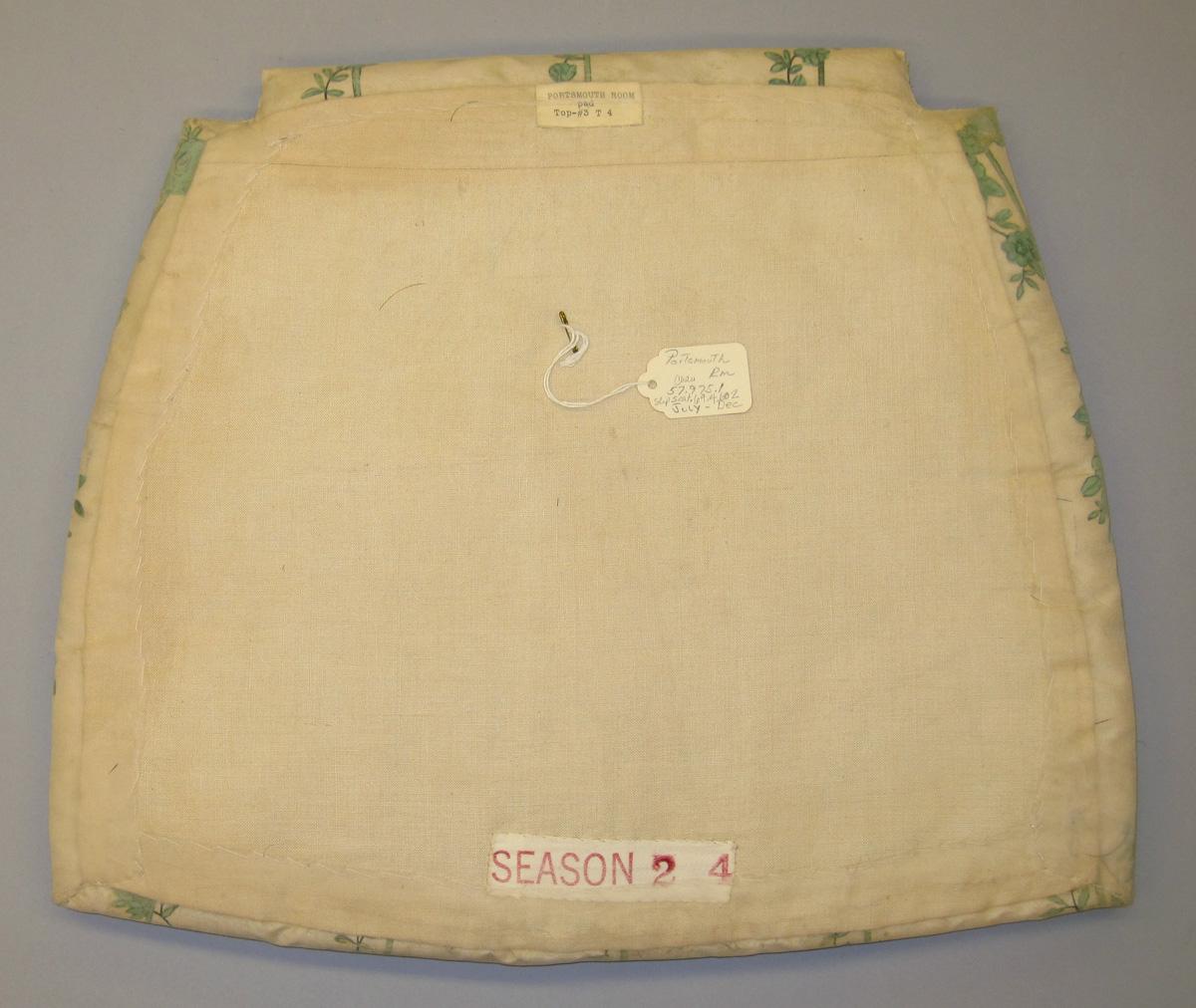 1969.4602 Cushion, Chair pad view 2