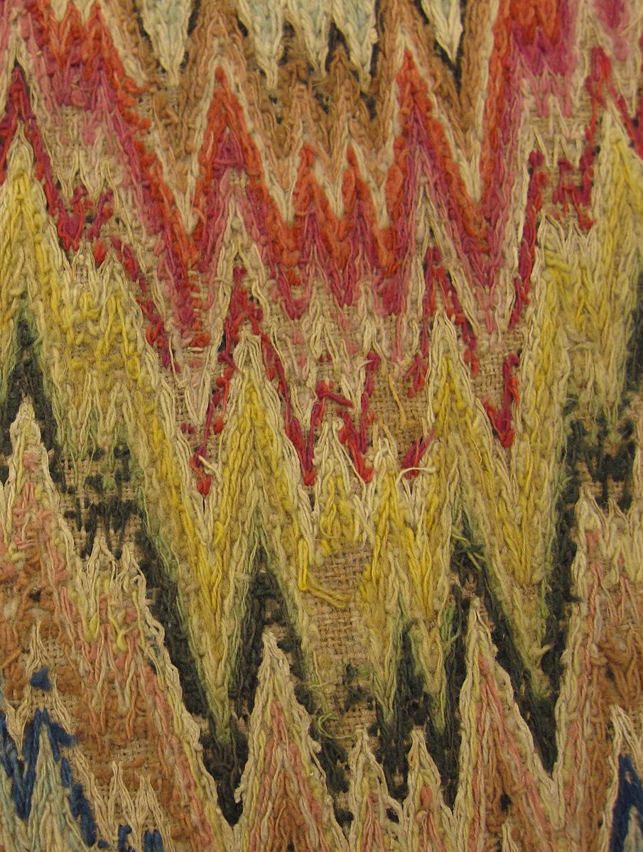 1969.4611 Cushion, Chair pad detail