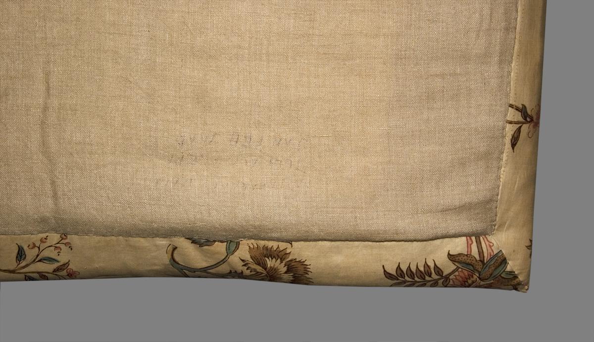 1969.4641 Cushion, Mattress, Verso Detail