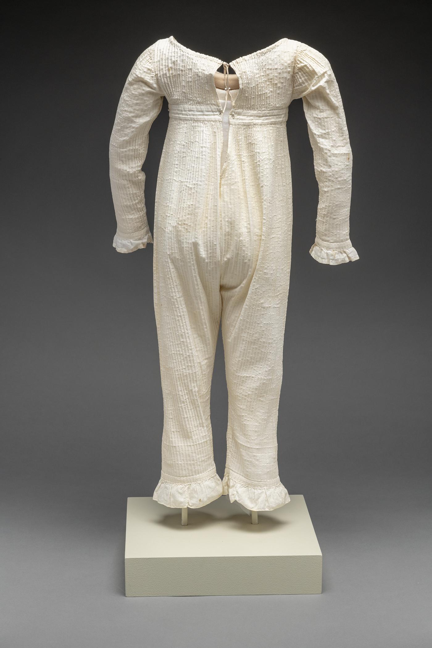 1969.4683 Skeleton suit, view 2, reverse