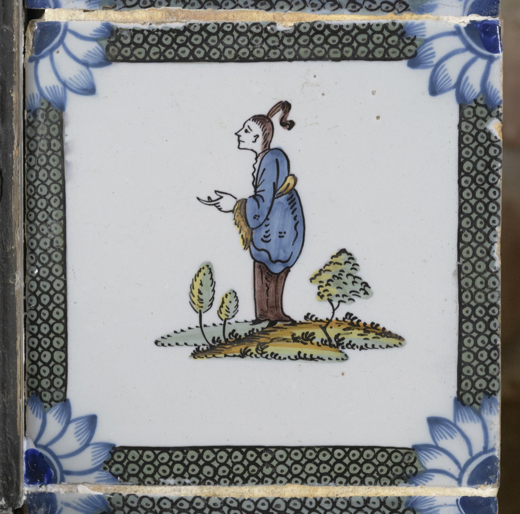 1969.4720.003 Tile, view 1, after conservation treatment