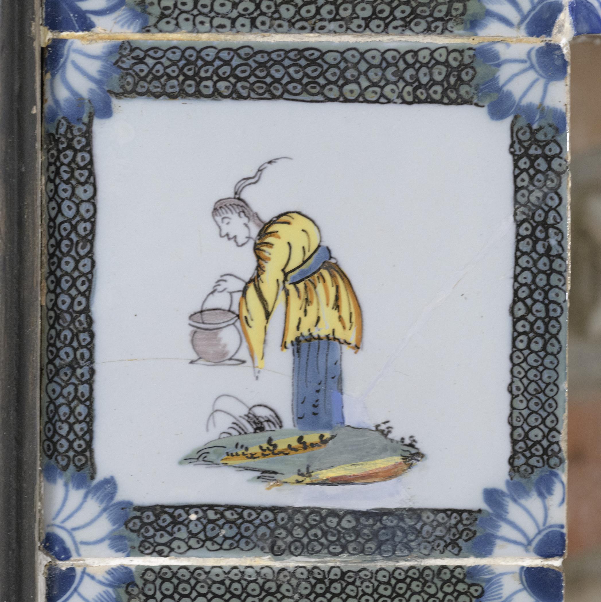 1969.4720.008 Tile, view 1, after conservation treatment