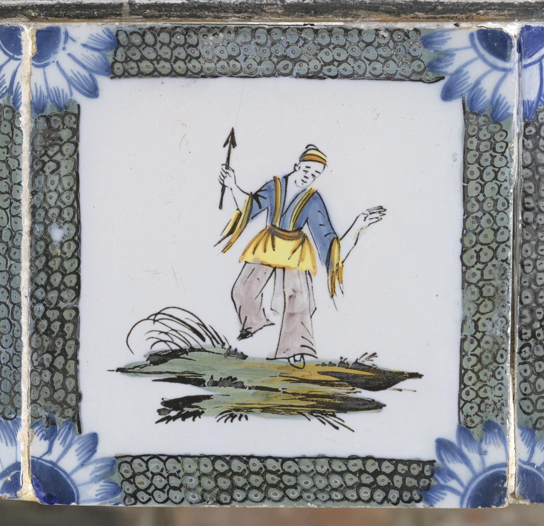 1969.4720.014 Tile, view 1, after conservation treatment