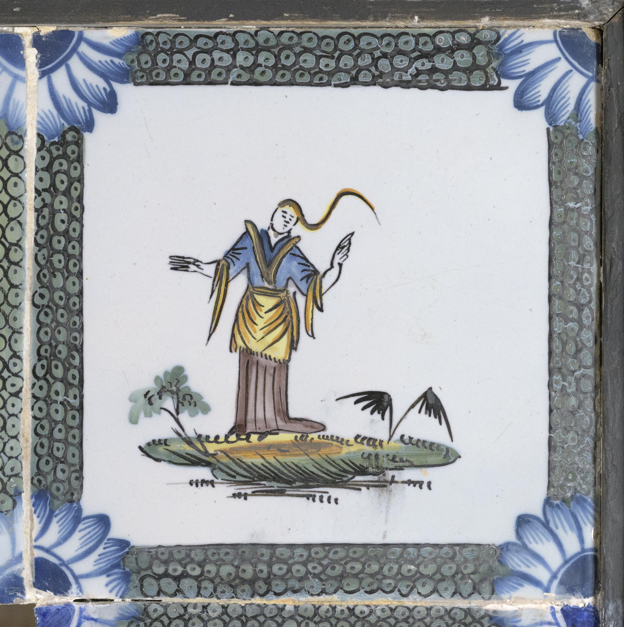 1969.4720.019 Tile, view 1, after conservation treatment