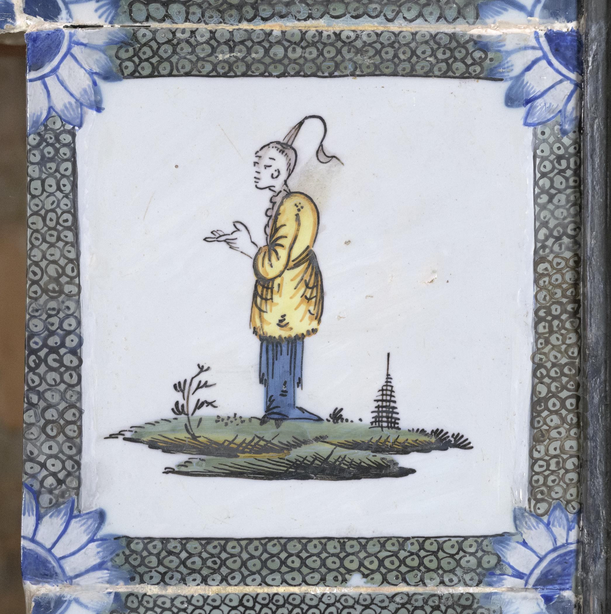 1969.4720.020 Tile, view 1, after conservation treatment