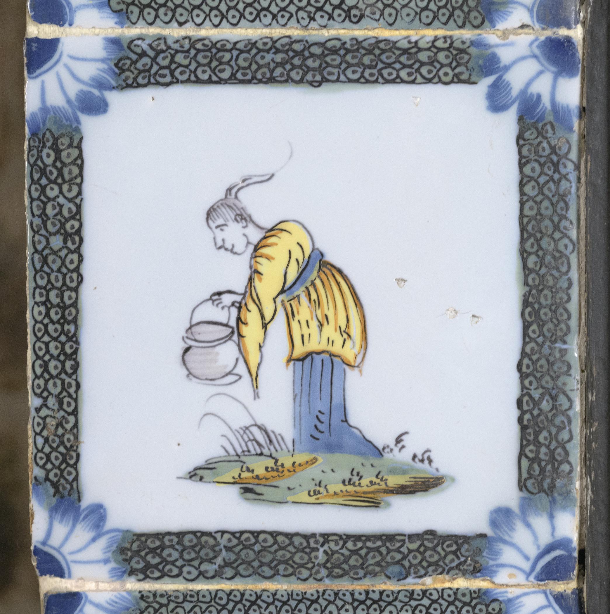 1969.4720.022 Tile, view 1, after conservation treatment