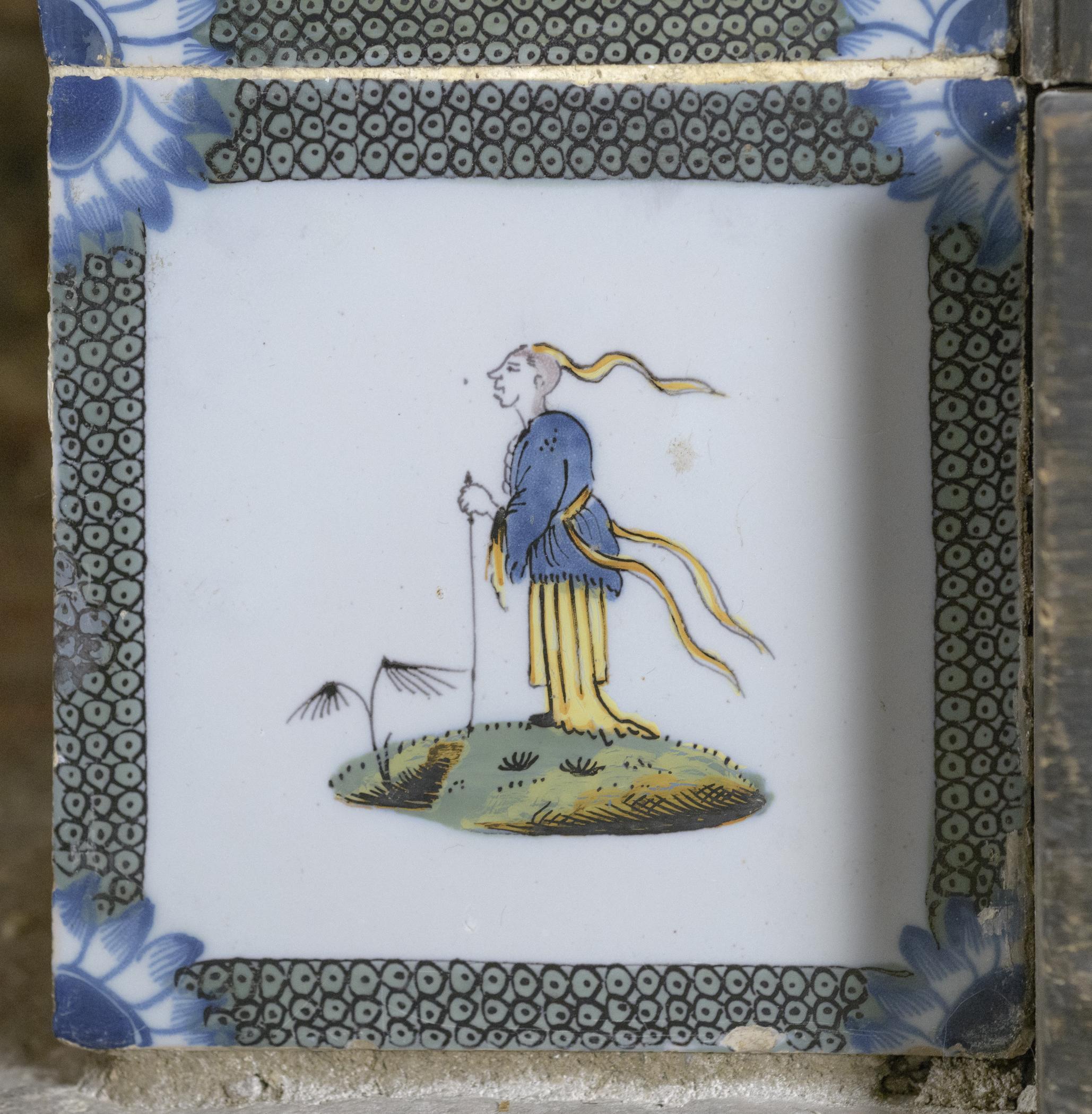 1969.4720.026 Tile, view 1, after conservation treatment