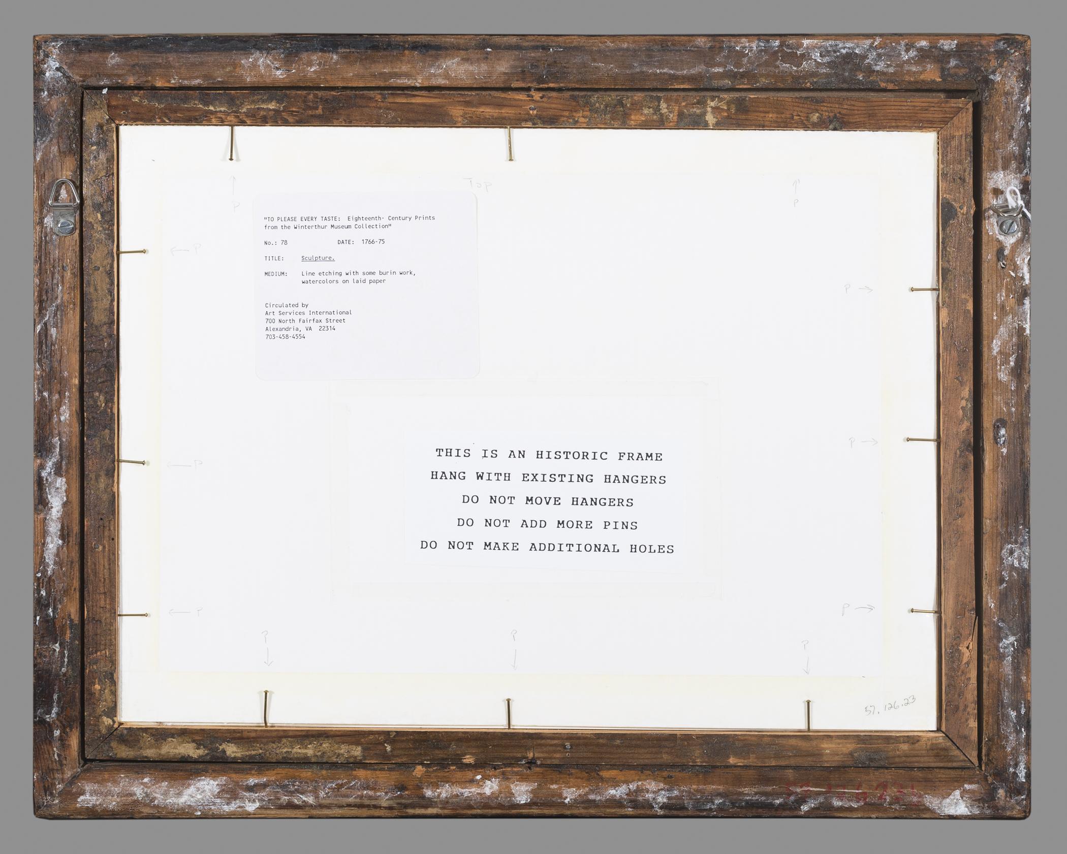 1957.0126.023 B Frame, reverse