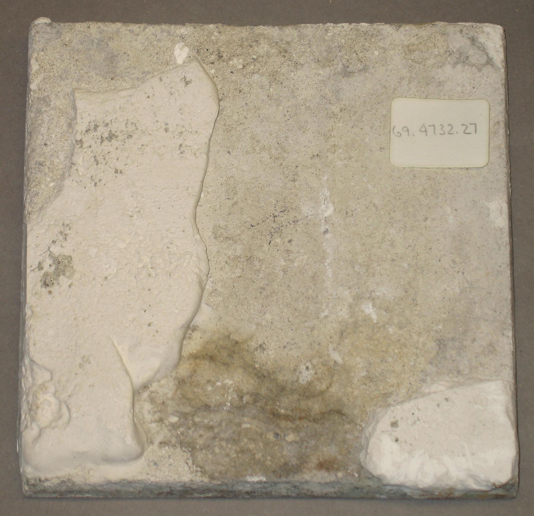 1969.4732.027 Delft tile (back)