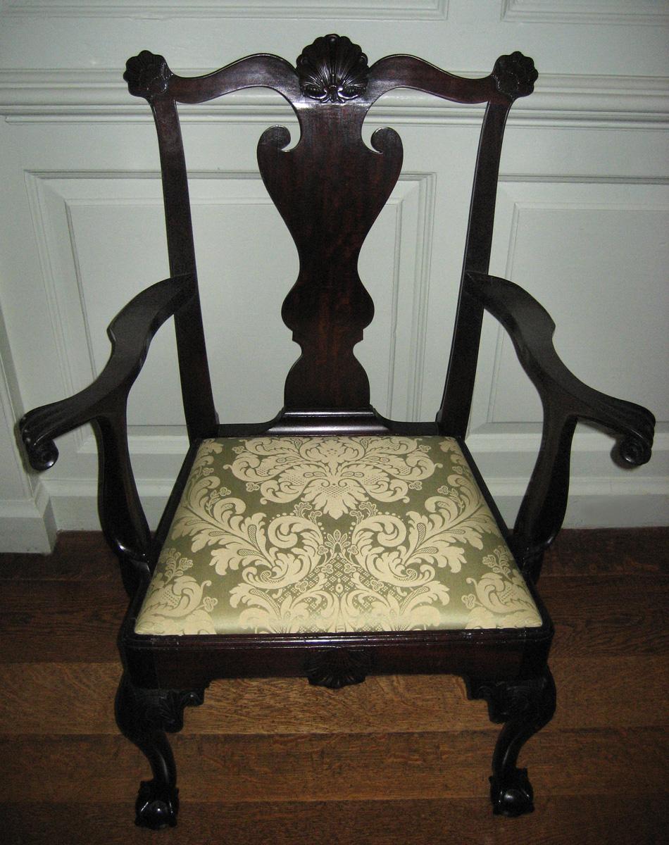 1957.0503 Chair with 1989.0513.001 slip seat view 2