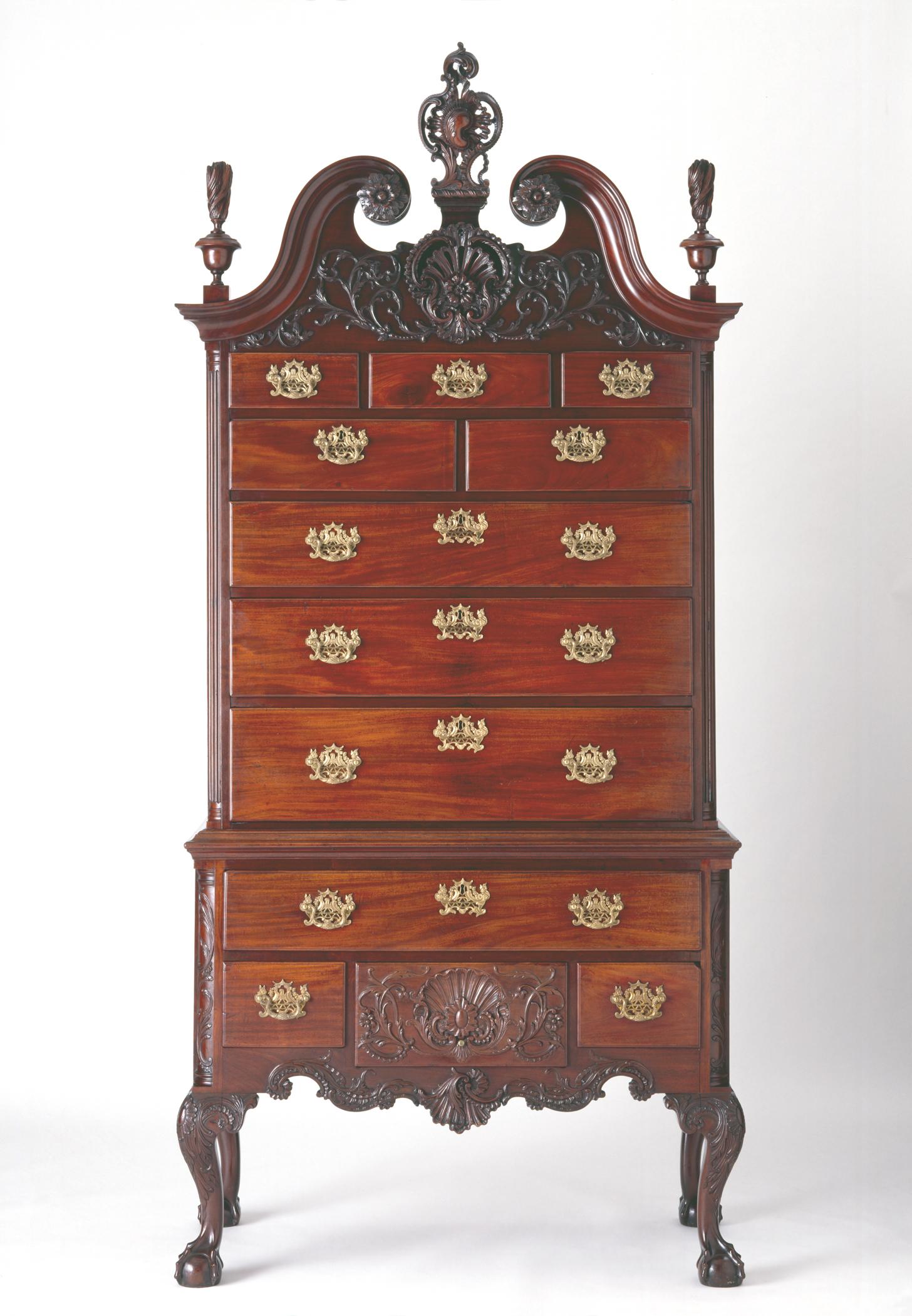 1957.0506 Chest of drawers, view 1