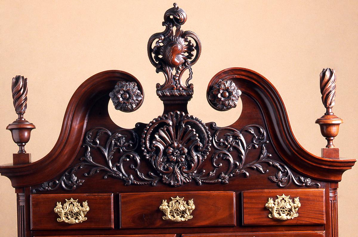 1957.0506 Chest, High Chest (detail)