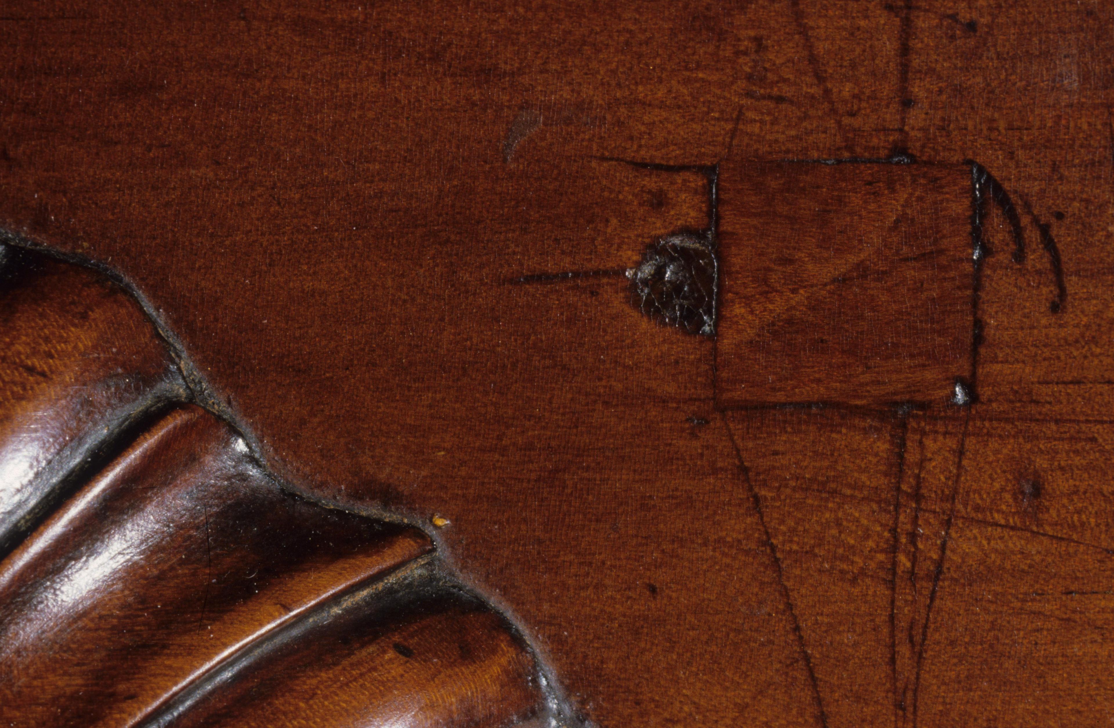 1957.0507 Chest of drawers, detail 6