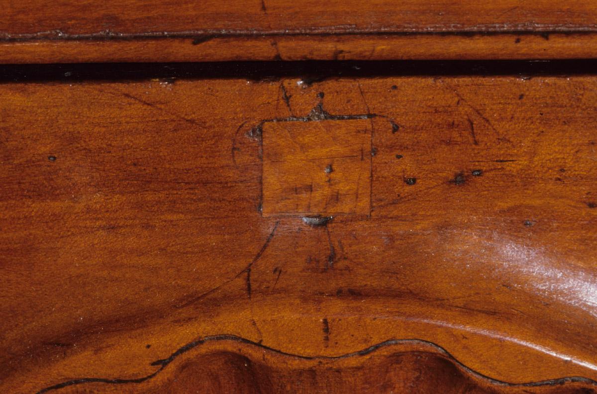 1957.0507 Chest of drawers, detail 9