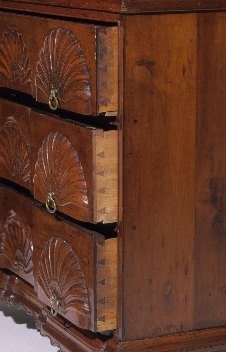 1957.0507 Chest of drawers, detail 1