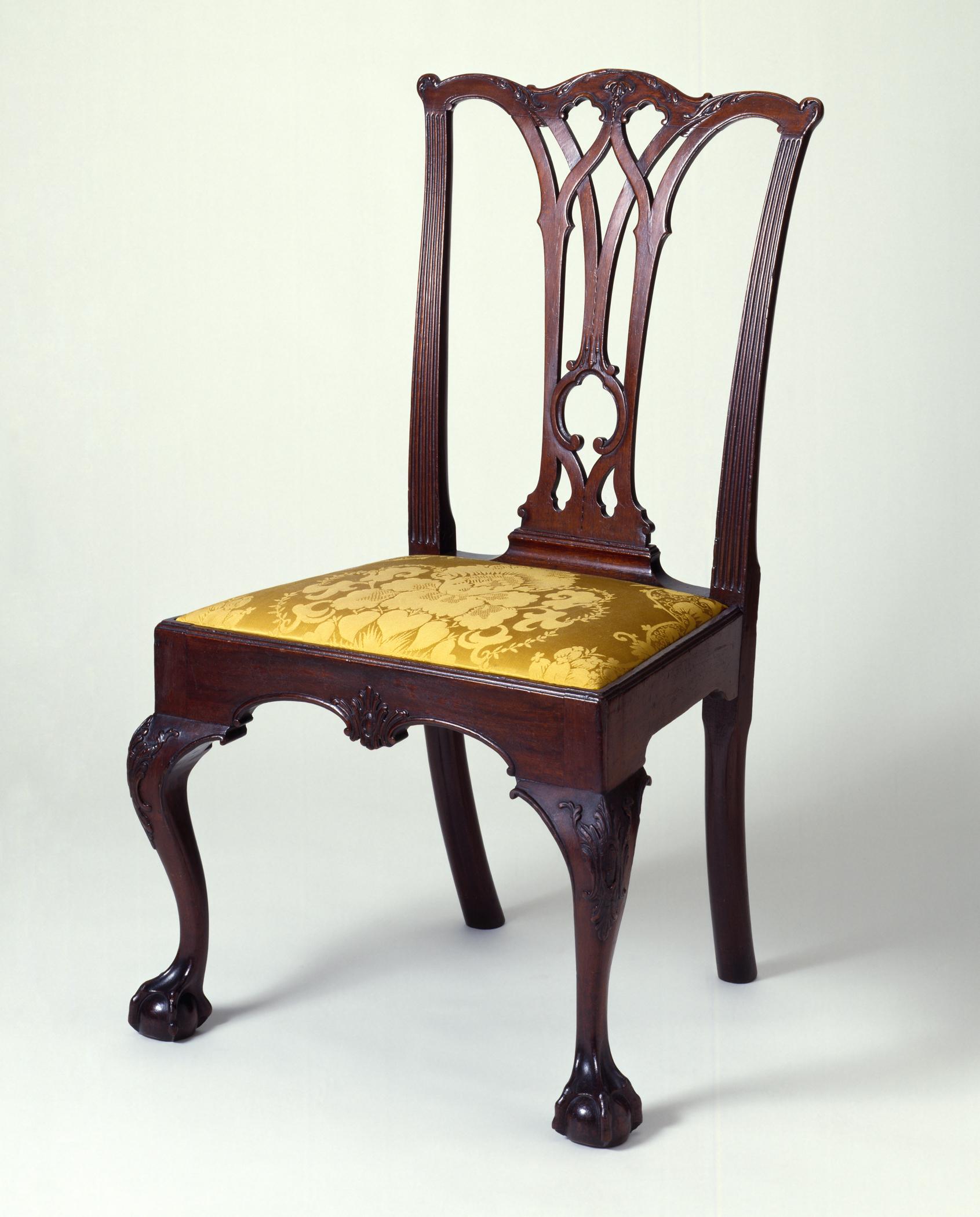 1957.0514 Chair, 1984.0653.008 Slip seat