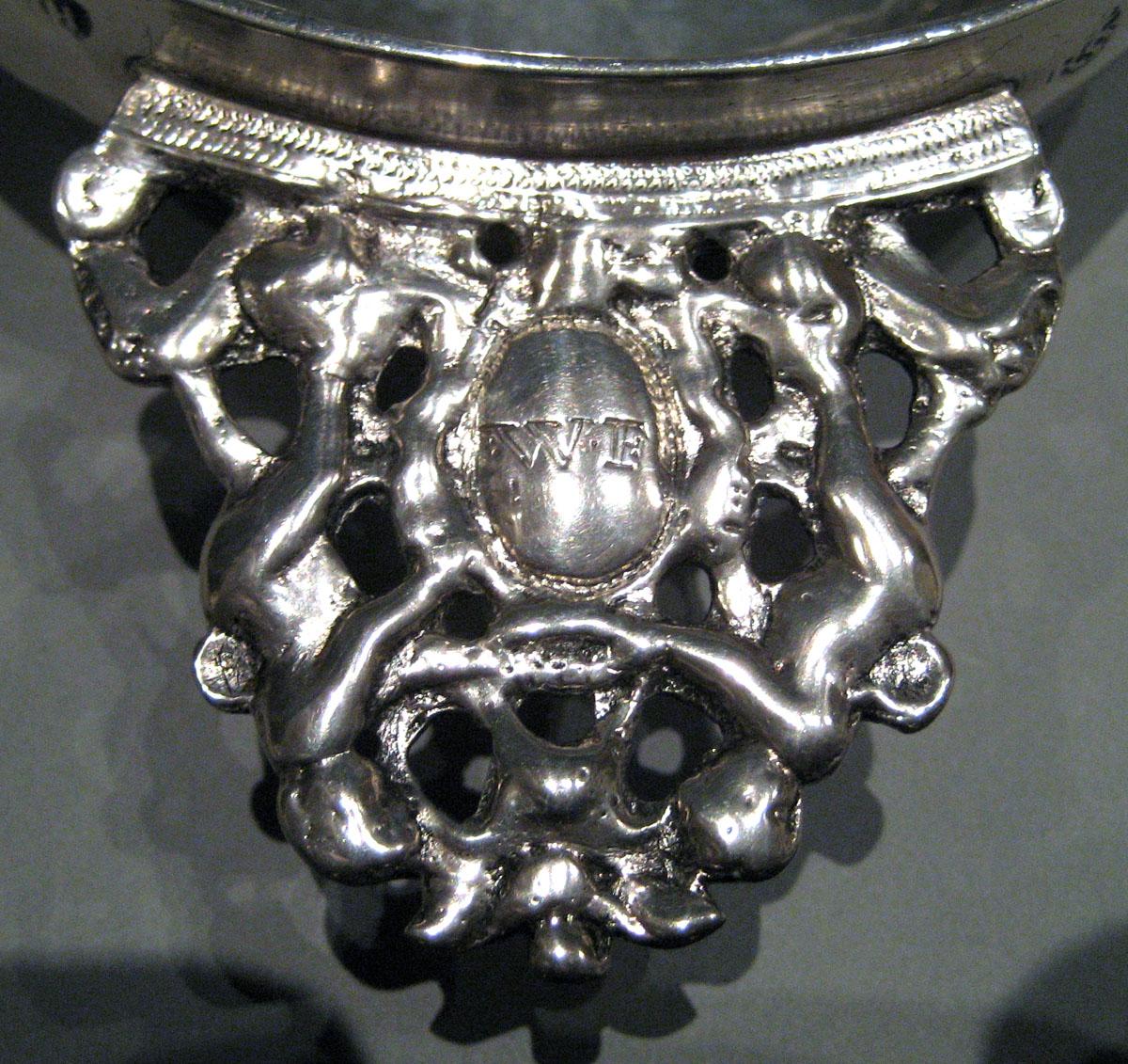 1957.0544 Silver Porringer engraving