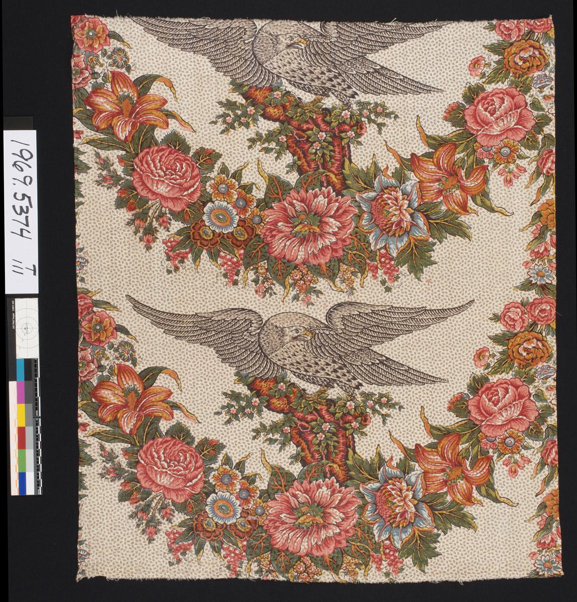 1969.5374 Textile, printed, view 1