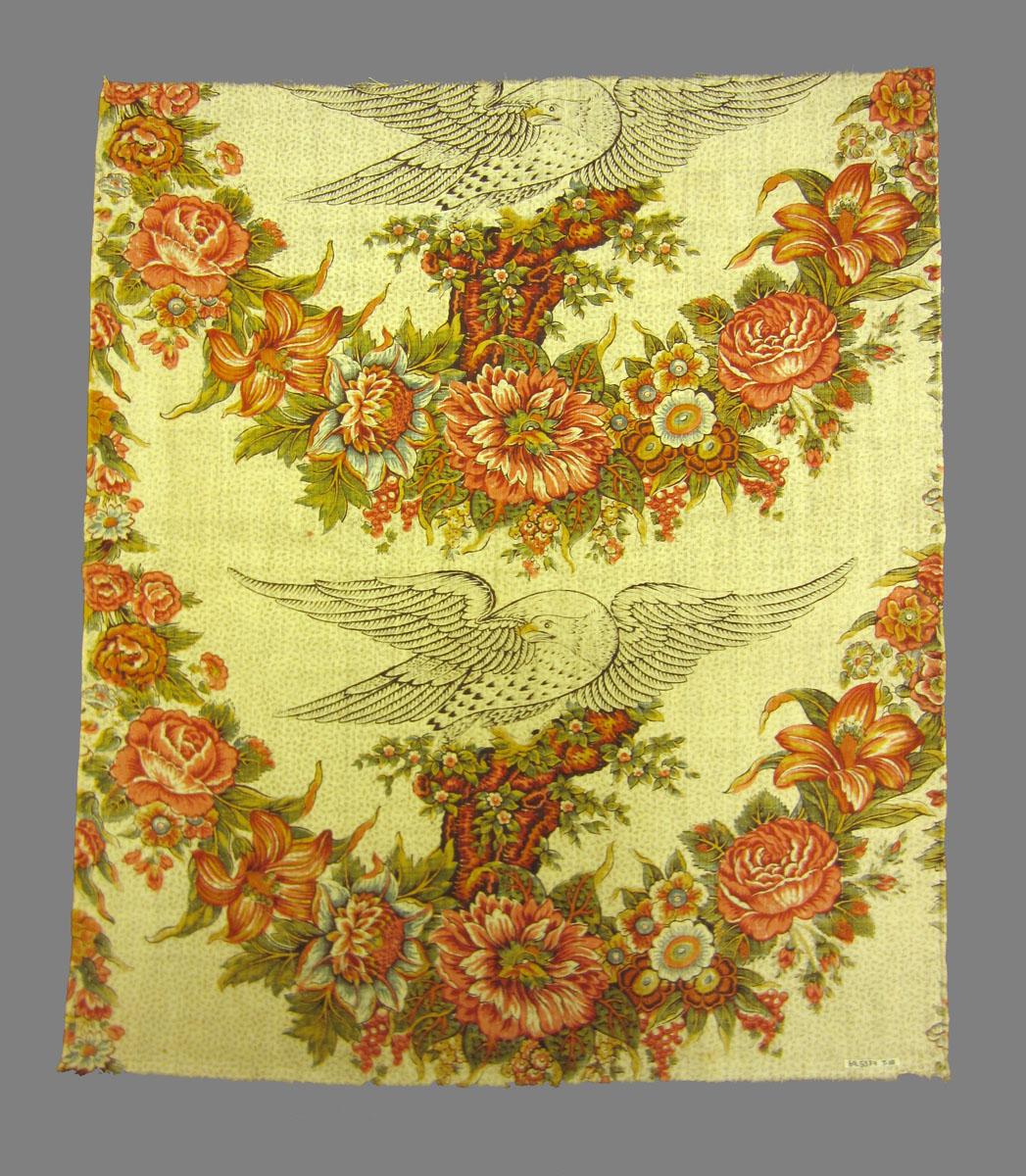 1969.5374 textile, printed reverse