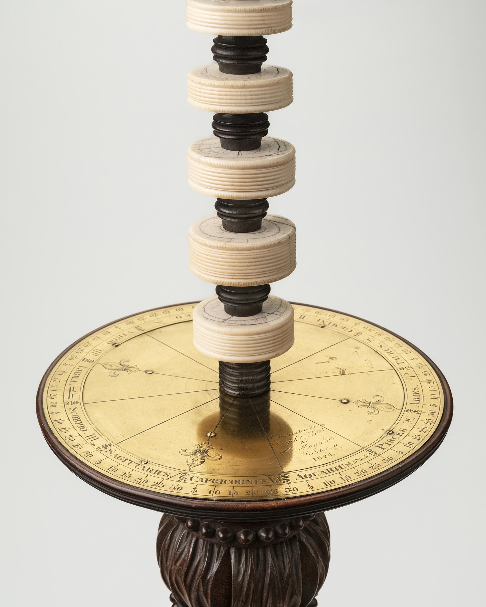 1970.0003 Orrery, detail 2