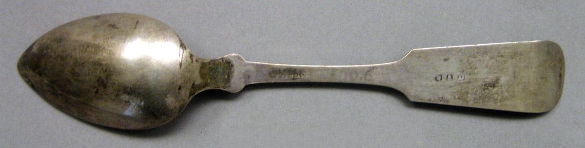 1970.0006 Silver Spoon underside