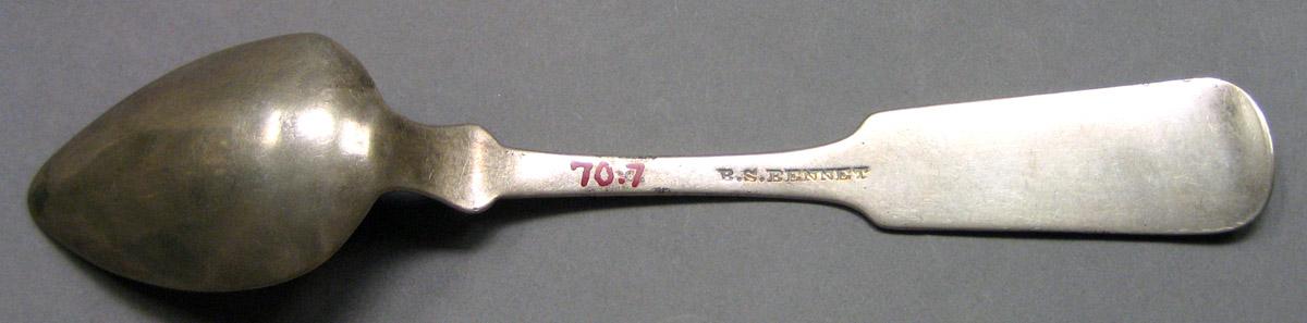 1970.0007 Silver Spoon underside