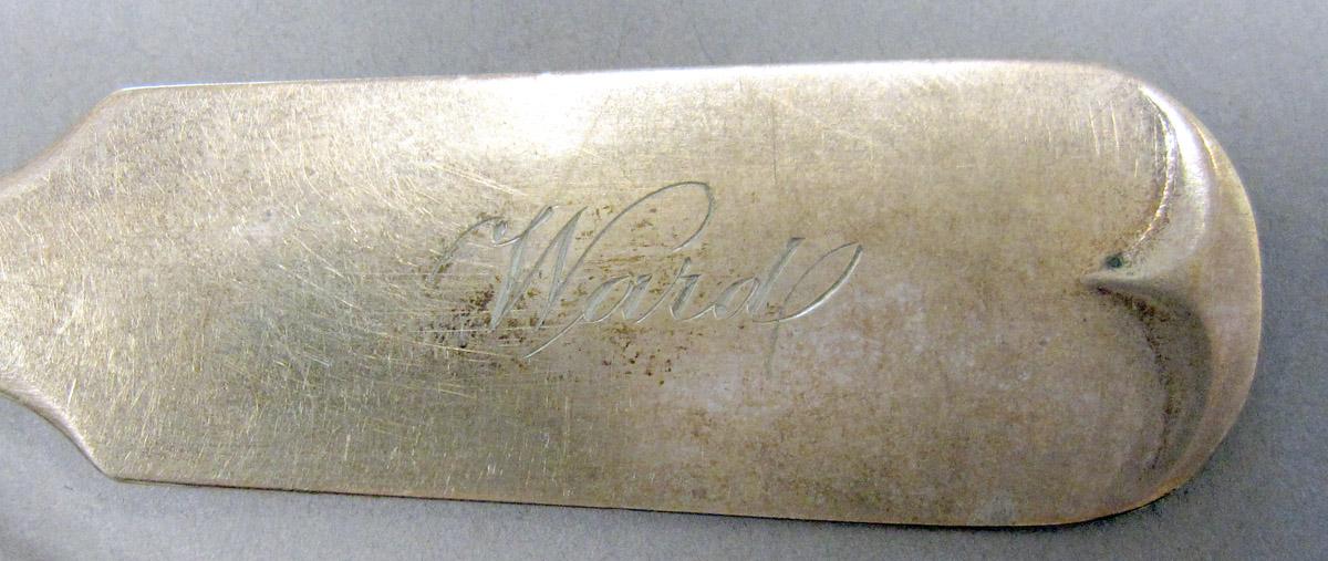 1970.0008 Silver Spoon engraving