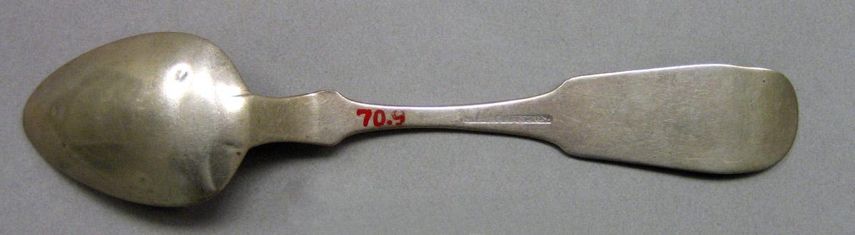 1970.0009 Silver Spoon underside