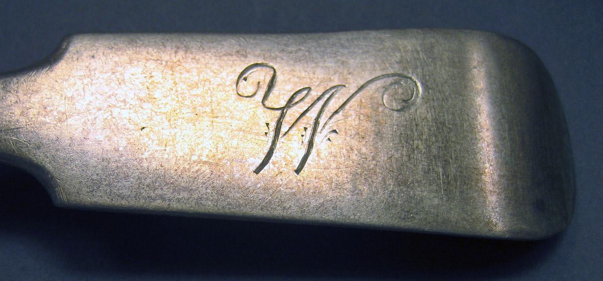 1970.0011 Silver Spoon engraving