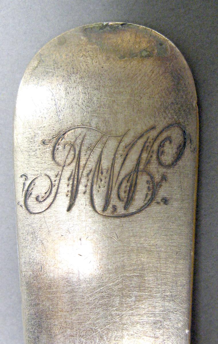 1970.0013 Silver Spoon engraving