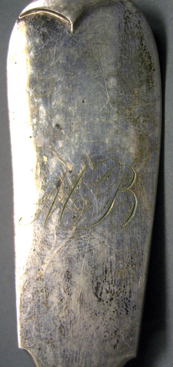 1970.0016 Silver Spoon engraving