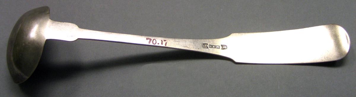 1970.0017 Silver Ladle underside