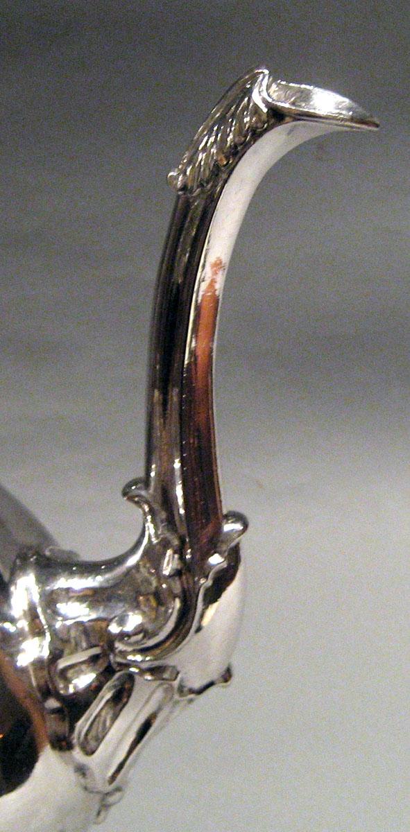 1970.0019 Silver Coffee Pot spout detail