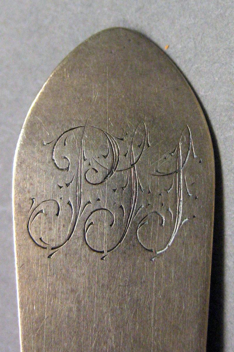 1970.0025 Silver Spoon engraving