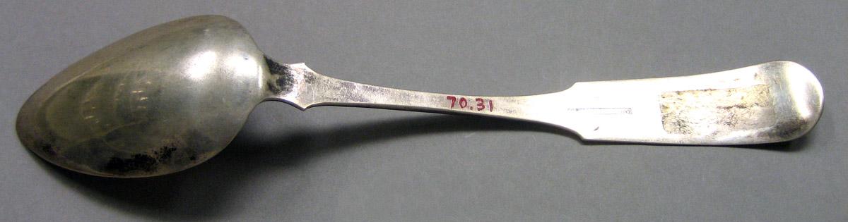 1970.0031 Silver Spoon underside
