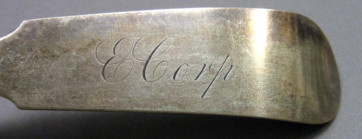 1970.0031 Silver Spoon engraving