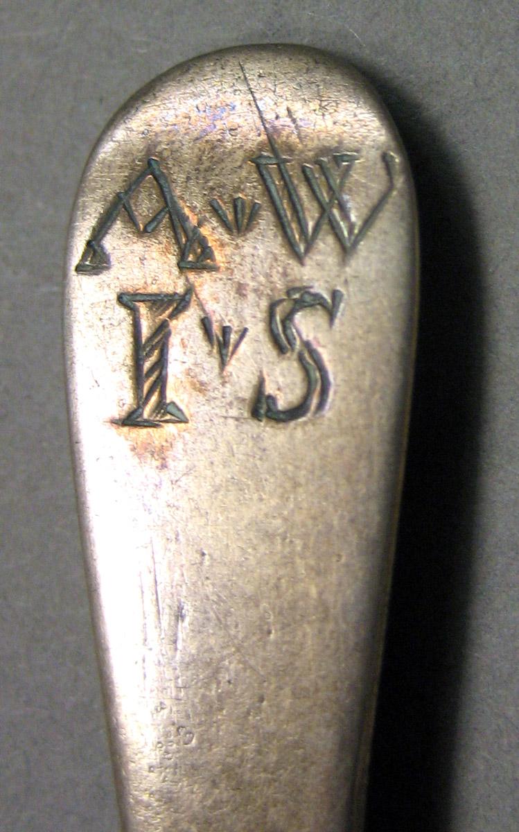 1970.0034 Silver Spoon engraving