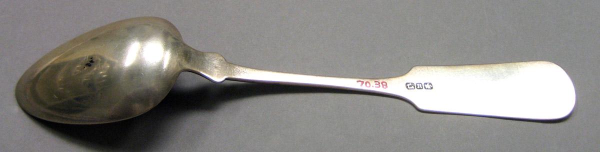 1970.0038 Silver Spoon underside