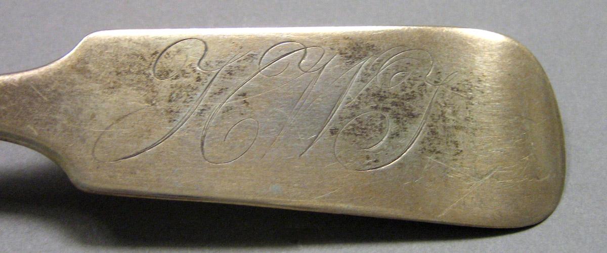 1970.0038 Silver Spoon engraving