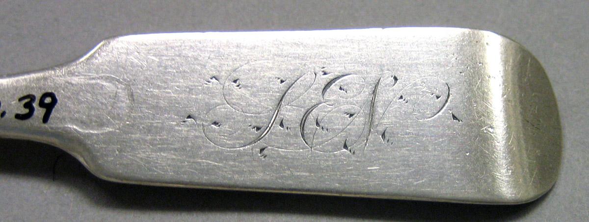 1970.0039 Silver Spoon engraving