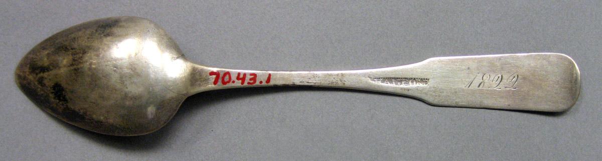 1970.0043.001 Silver Spoon underside