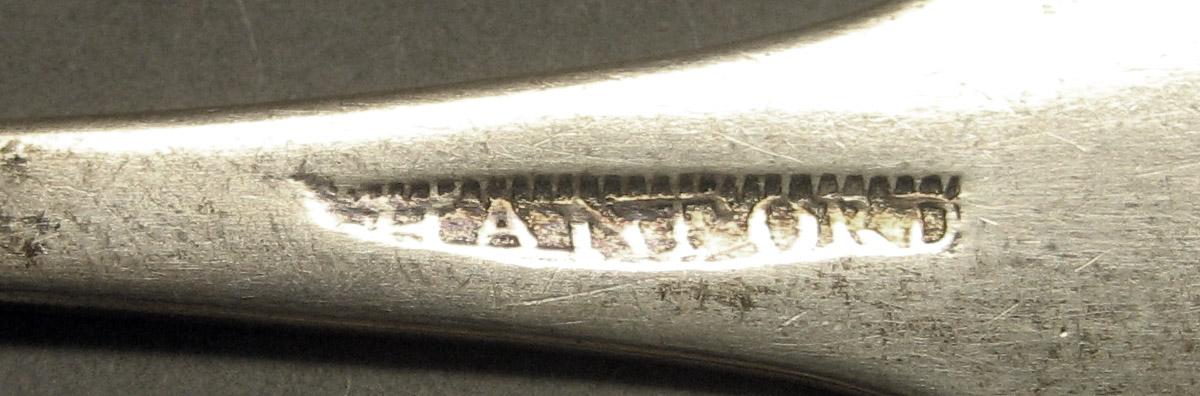 1970.0043.001 Silver Spoon mark