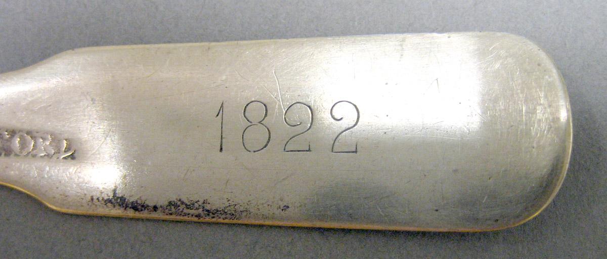 1970.0043.002 Silver Spoon engraving underside