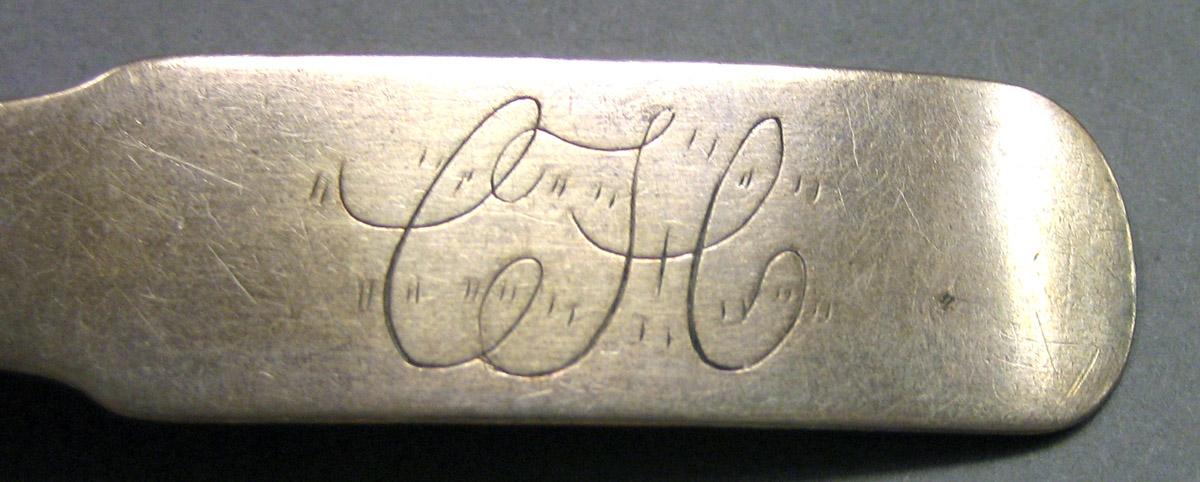 1970.0044 Silver Spoon engraving