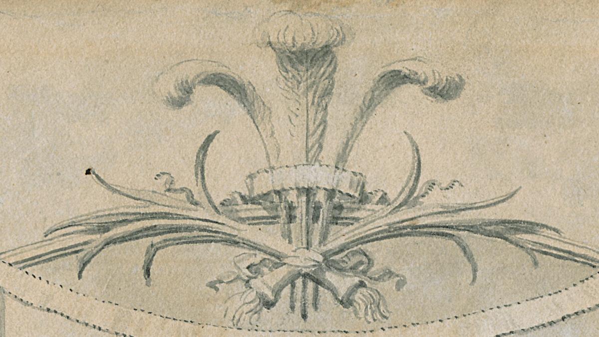 1970.0048 Drawing, Detail 4