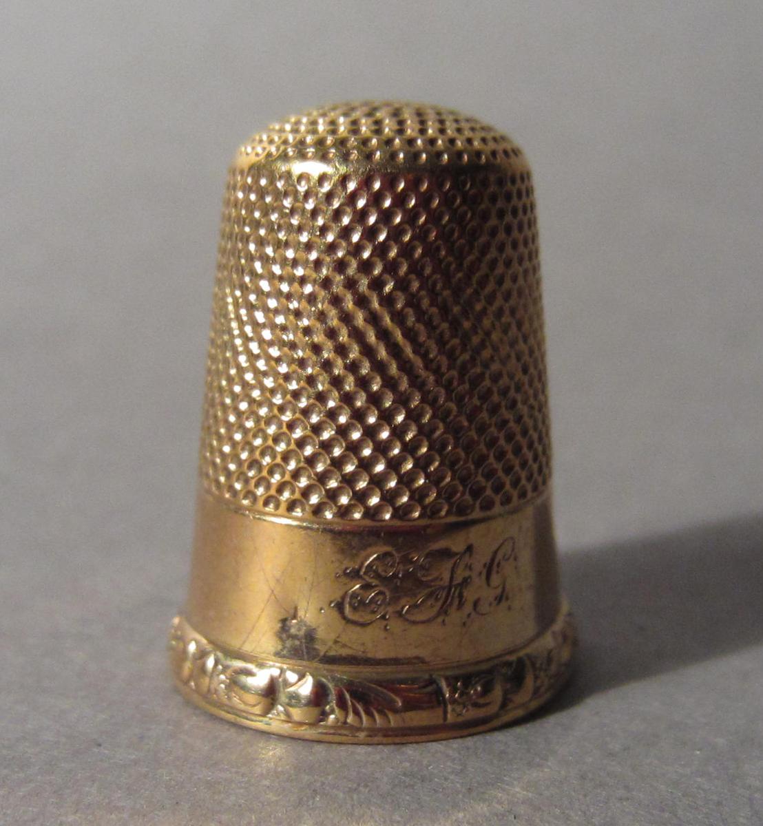 1970.0052 Thimble, View 2