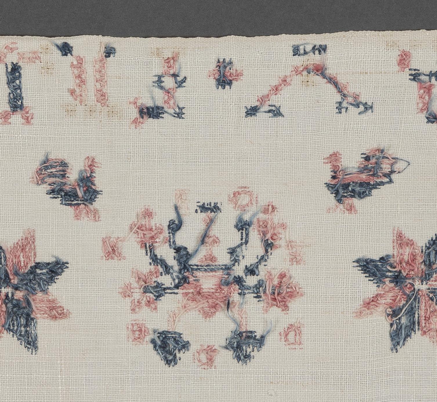 1970.0081 Towel, reverse, detail 3