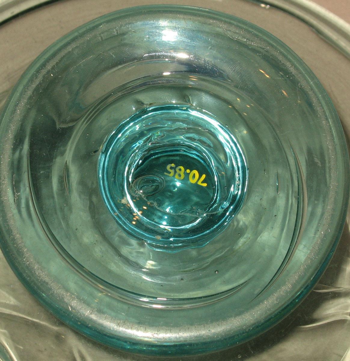 1970.0085 Glass Compote (underside)