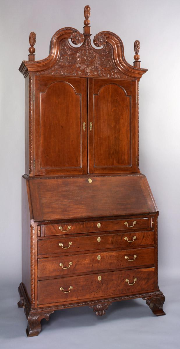 1951.0056 Desk and bookcase (view 2)